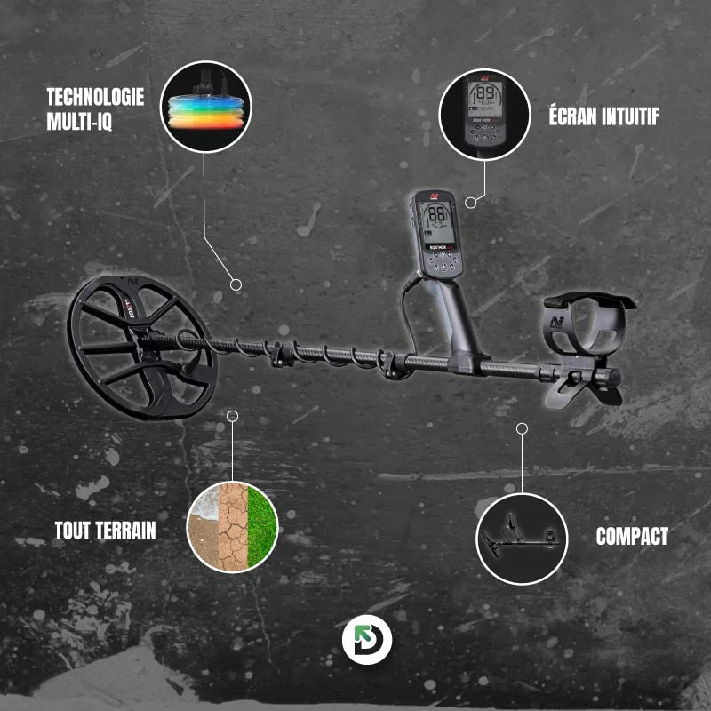 Détecteur Minelab Equinox 700 - DDis