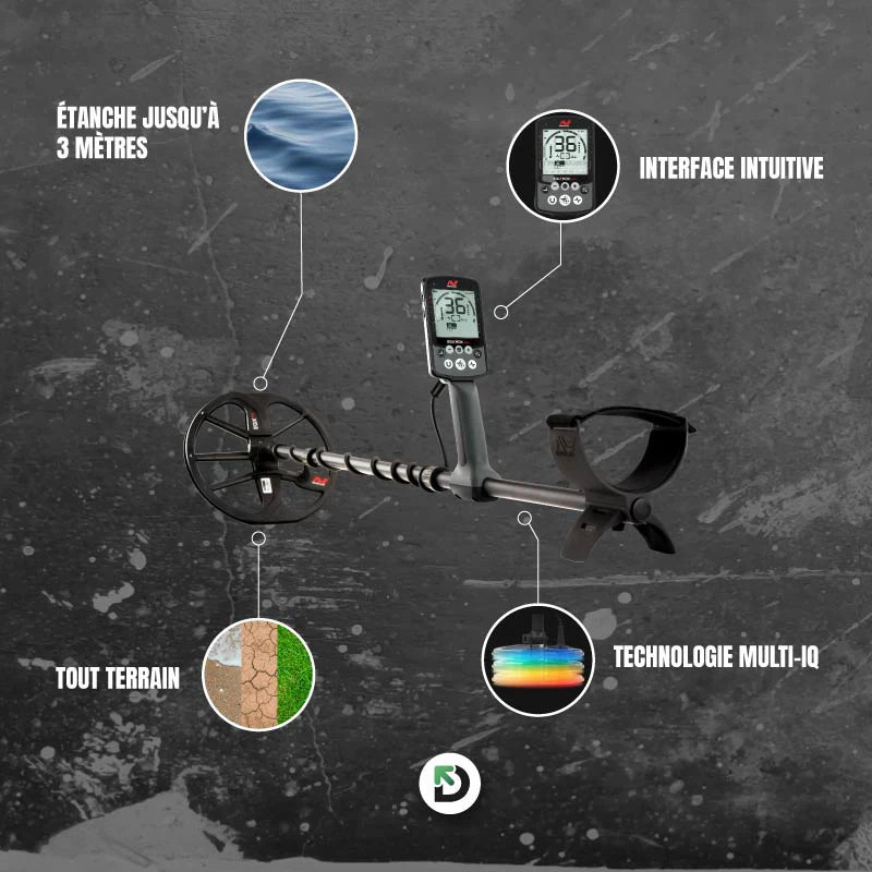 Détecteur Minelab Equinox 800 - DDis