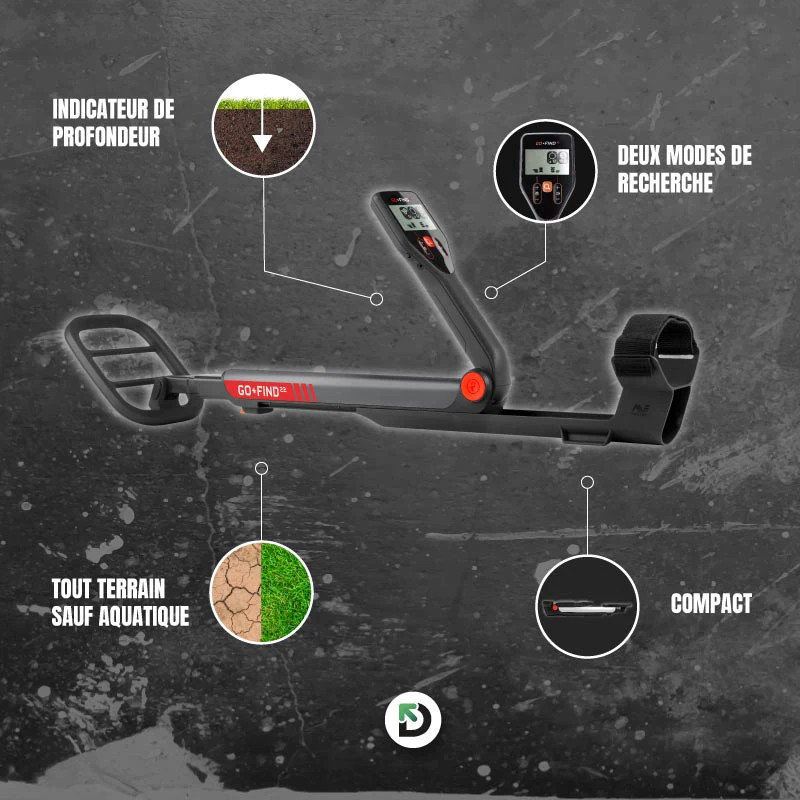 Détecteur Minelab Go-Find 22 - DDis