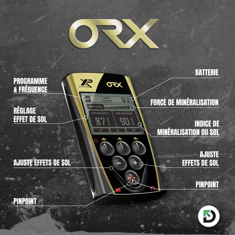 Détecteur XP ORX 22cm + casque - DDis
