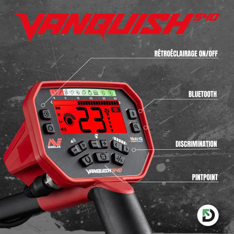 Détecteur Minelab Vanquish 540 - DDis