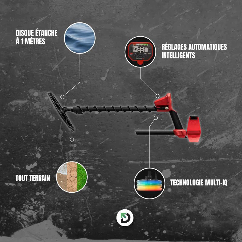 Détecteur Minelab Vanquish 540 - DDis