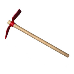 Piochon en fer forgé (couleur rouge)