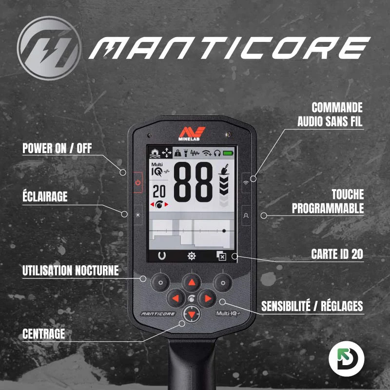 Détecteur Minelab Manticore occasion - DDis