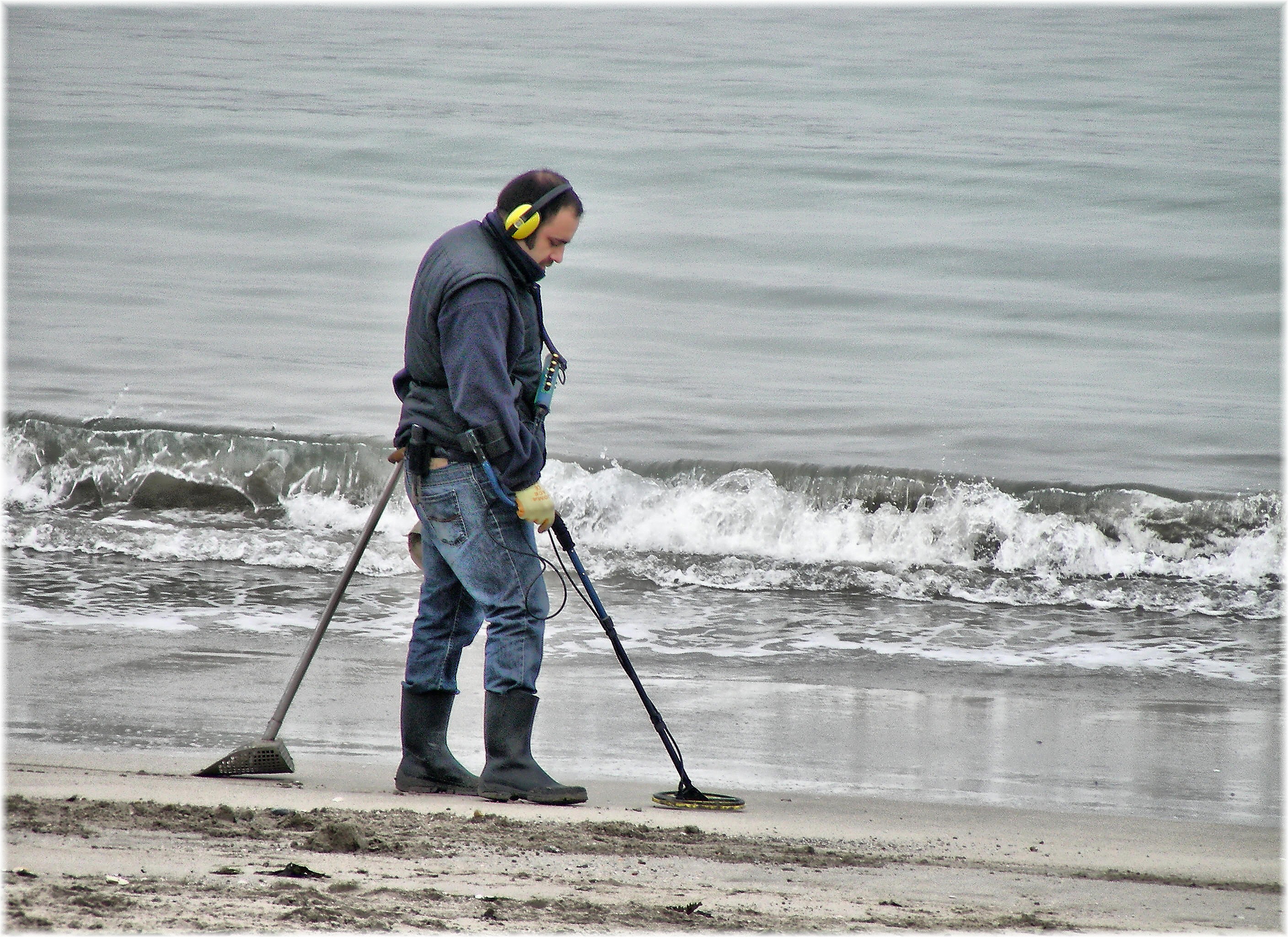 détecteur de métaux sur sable